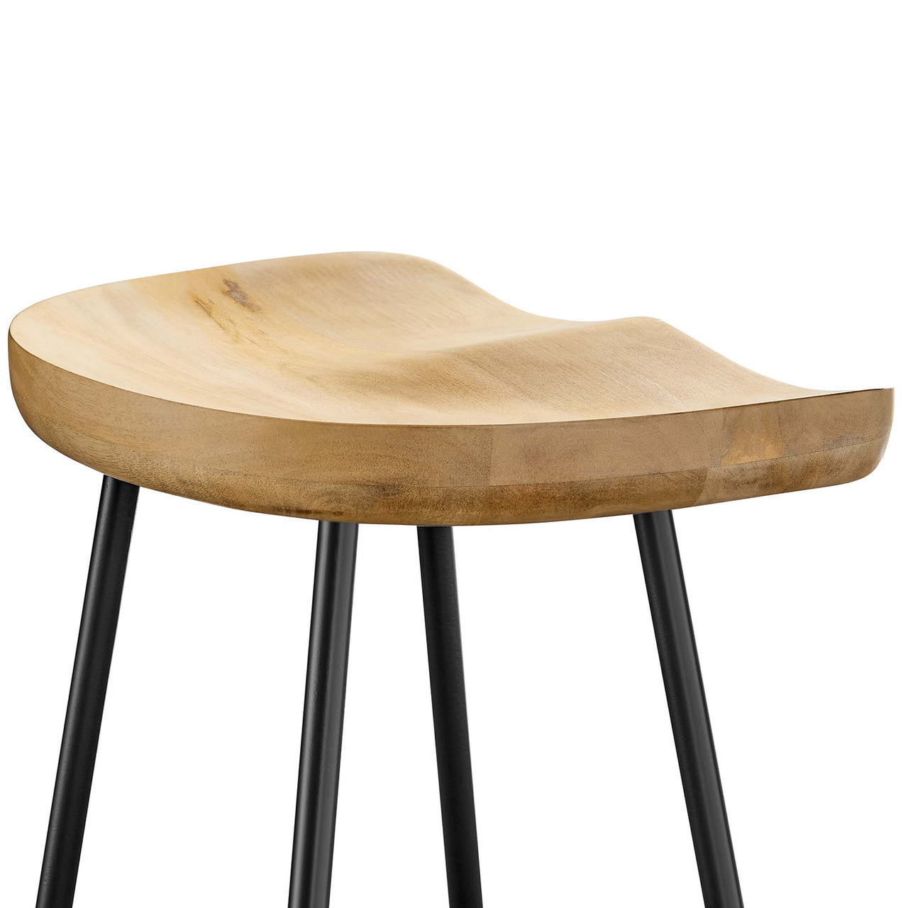 Cordon Carved Counter Stools Set of 2, Oak