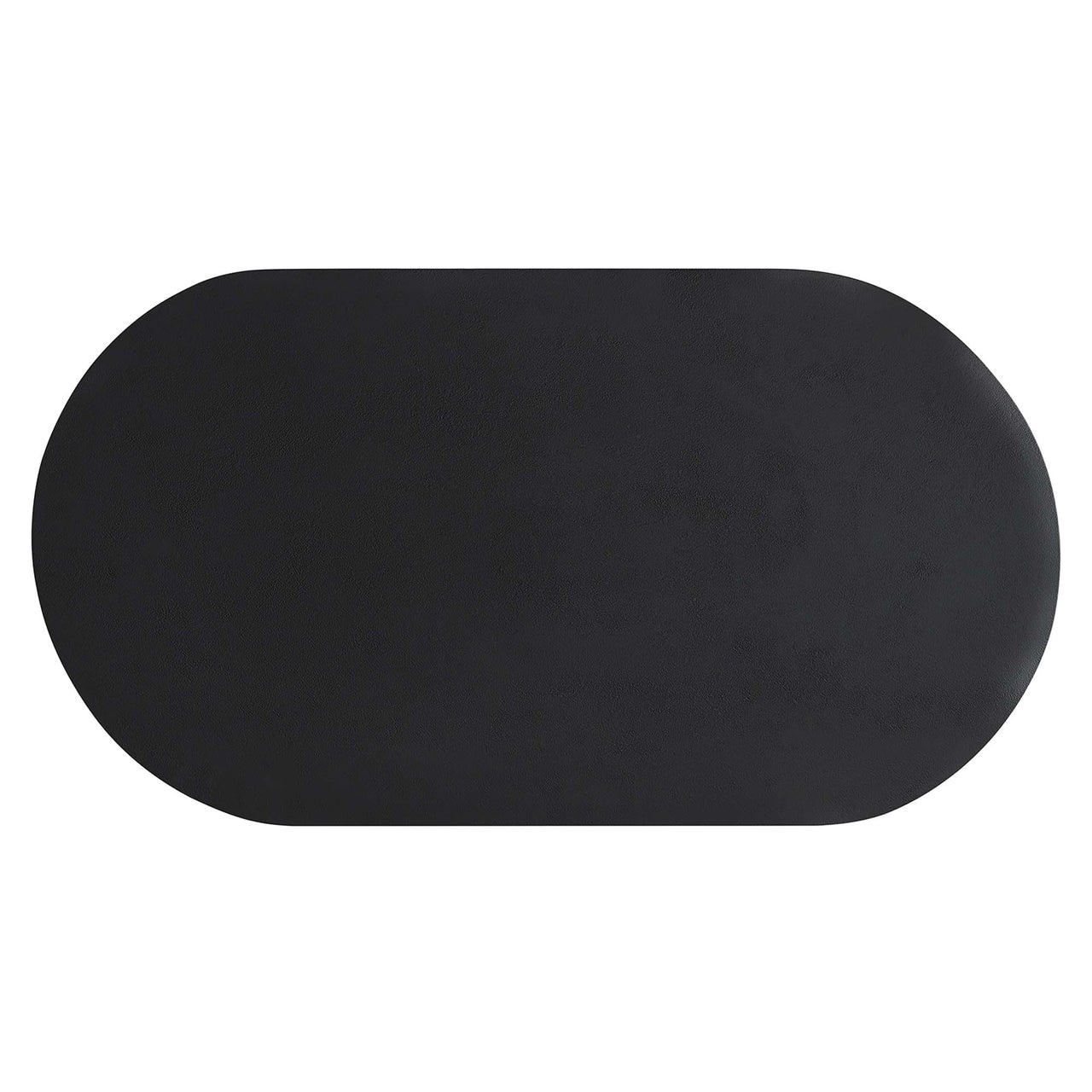 Trefoil Plateau Concrete Coffee Table, Black