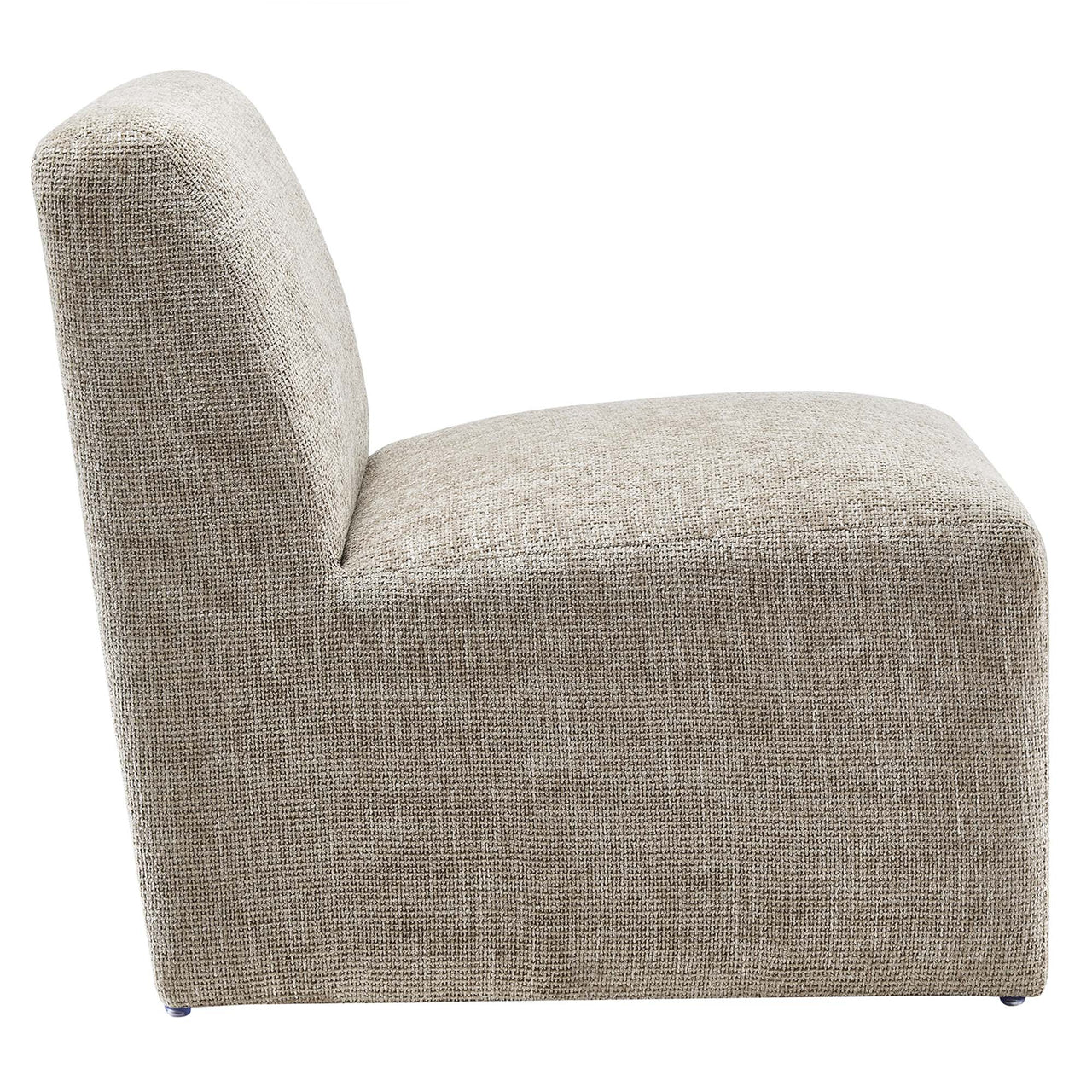 Ombrea Chenille Accent Chair, Sand