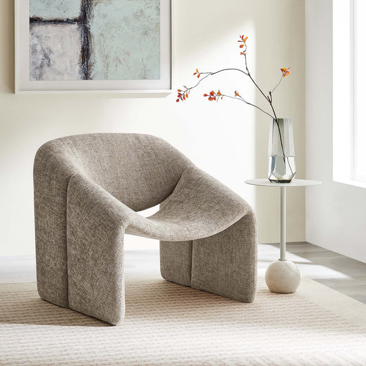 Wizard Chenille Accent Chair, Sand