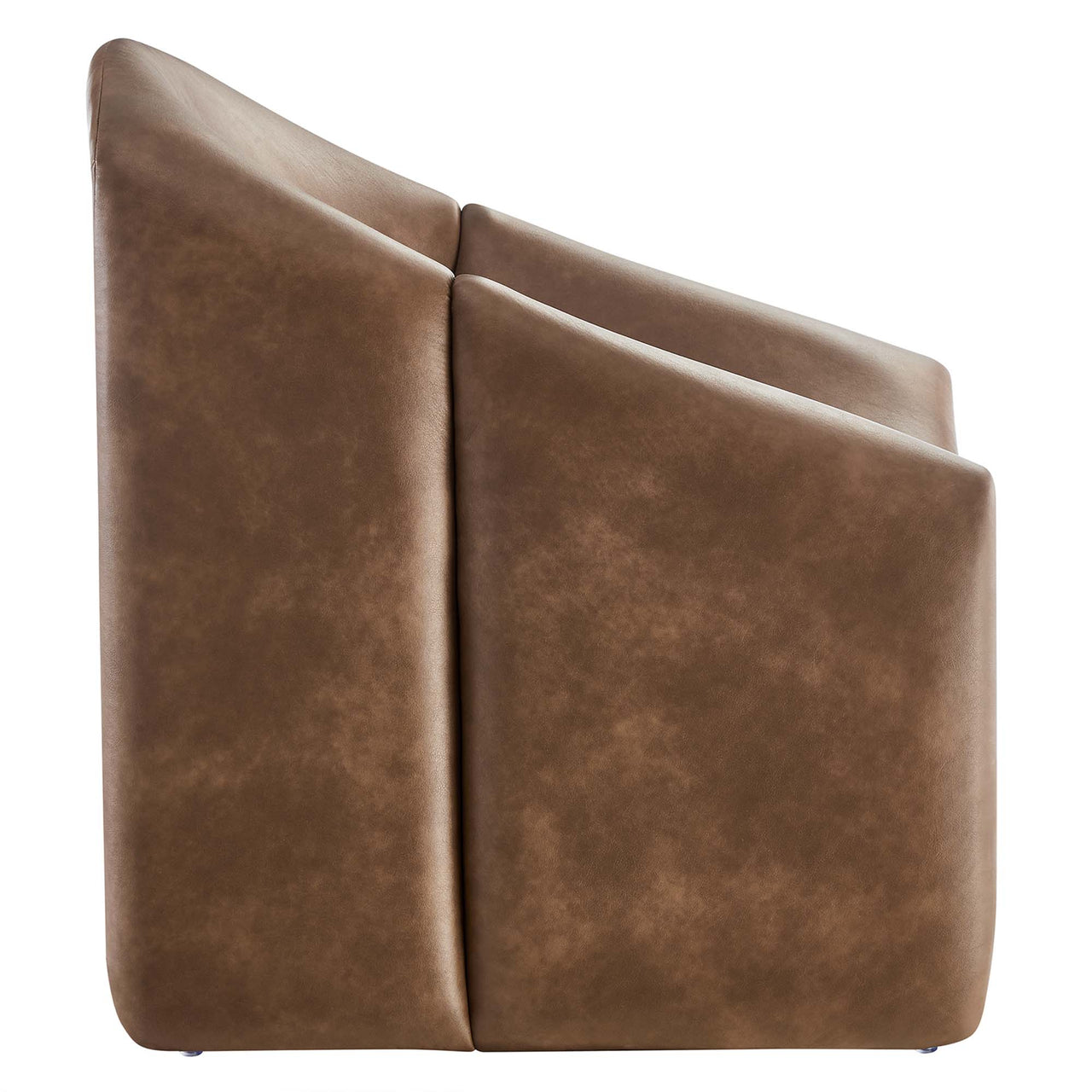 Wizard Eco-Leather Accent Chair, Brown