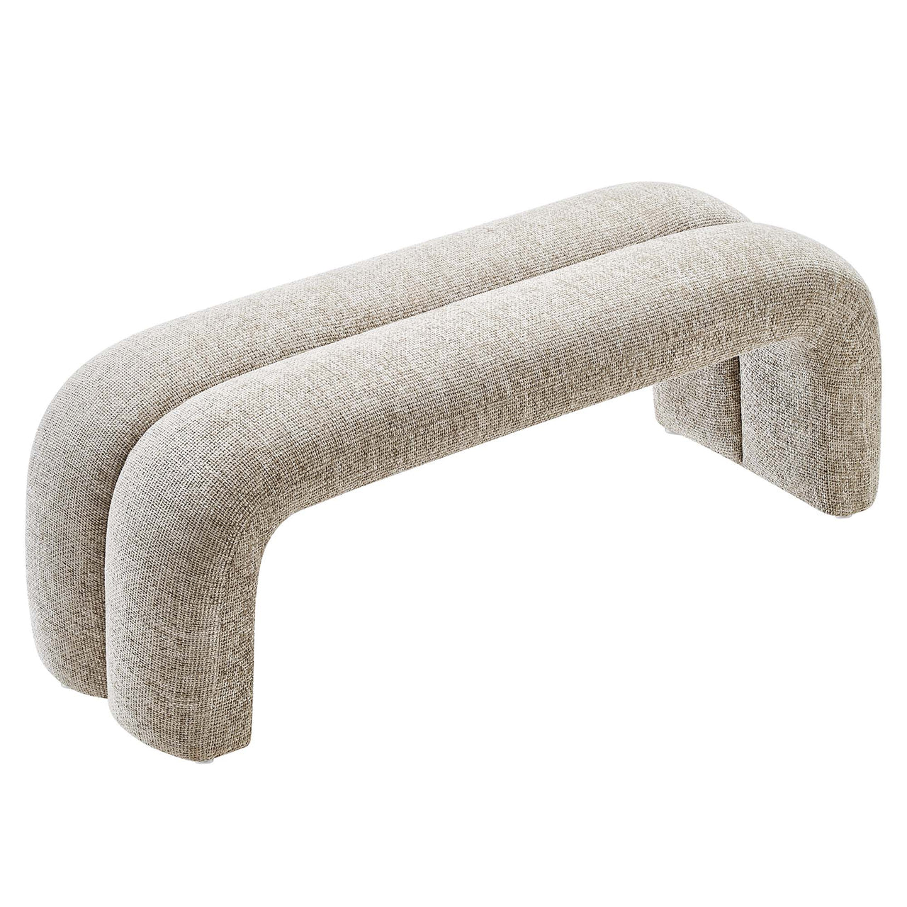 Axen Chenille Bench, Sand