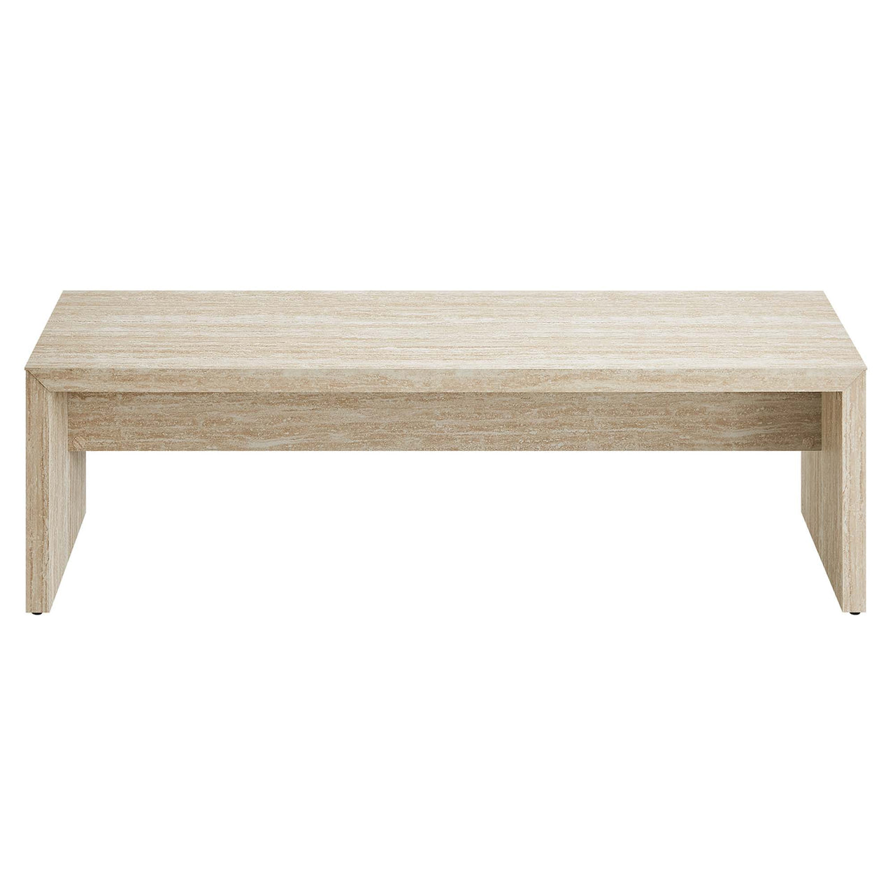 Orevein Bench, Large, Travertine