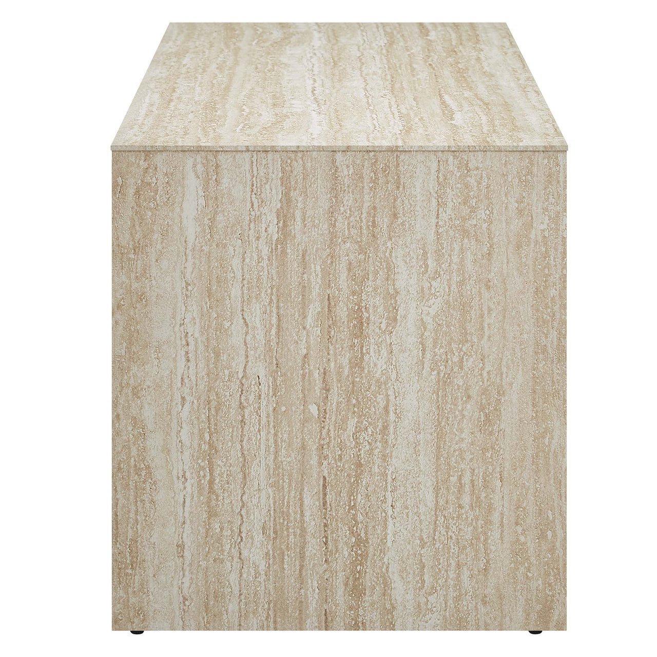 Orevein Bench, Small, Travertine