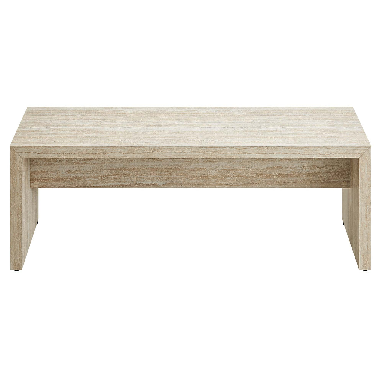 Orevein Bench, Small, Travertine