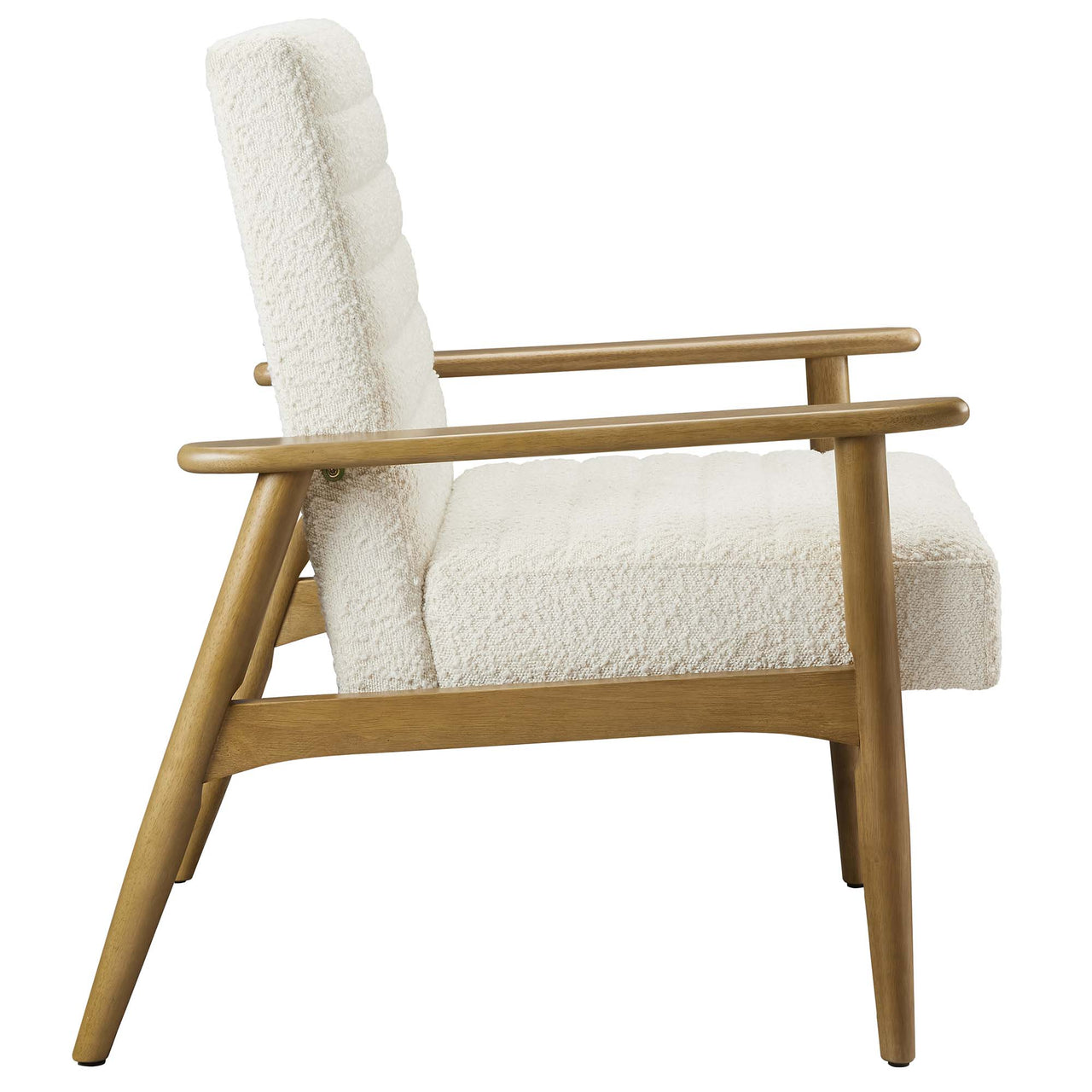 Jasper Boucle Accent Chair, Ivory