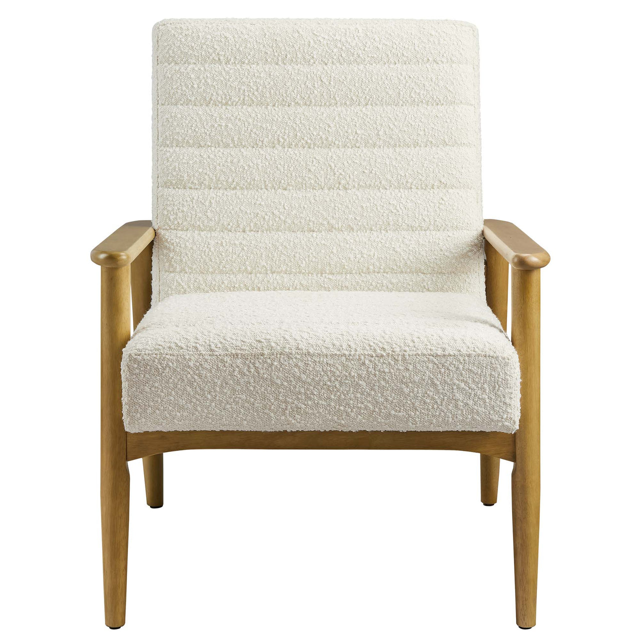 Jasper Boucle Accent Chair, Ivory
