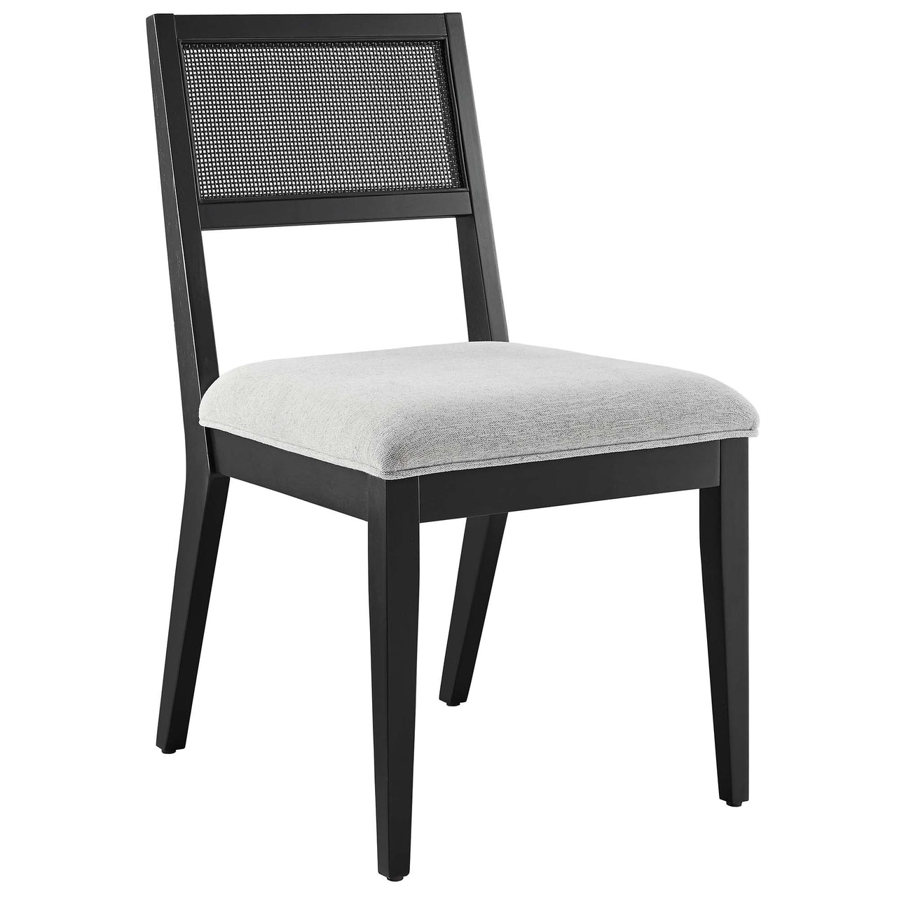 Nissa Dining Chair Set of 2, Light Gray