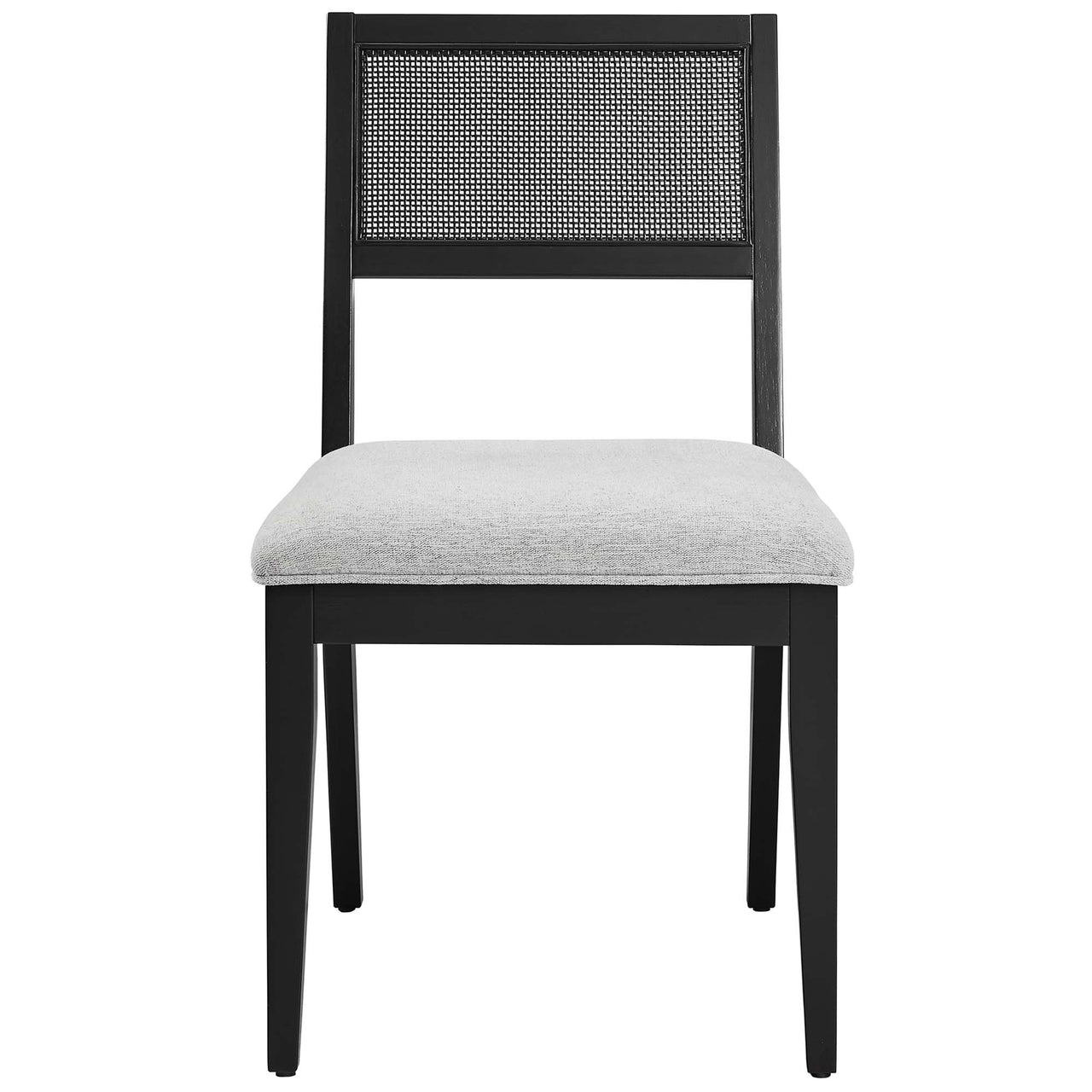 Nissa Dining Chair Set of 2, Light Gray