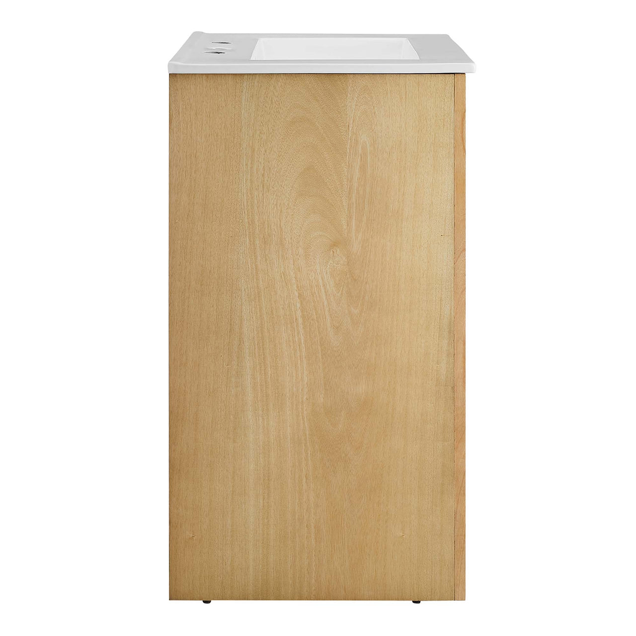 Revina Arched Vanity Unit, Small, Oak & White