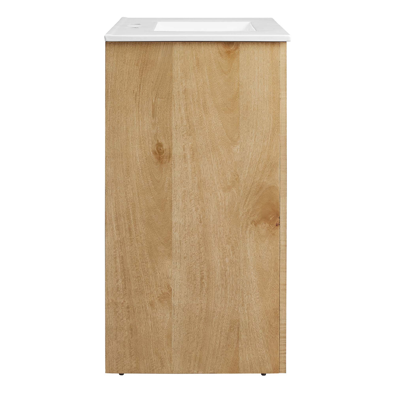 Revina Arched Vanity Unit, Large, Oak & White