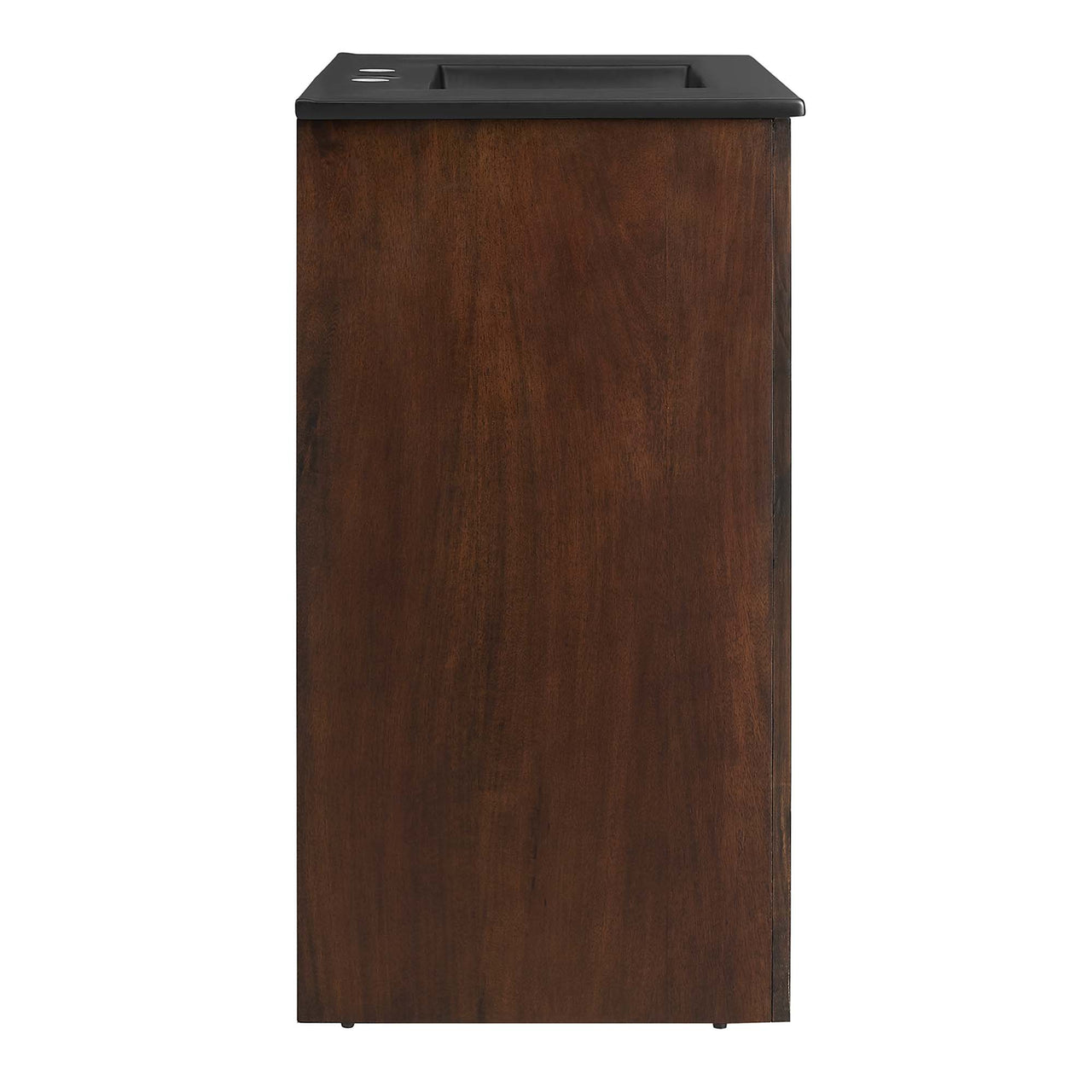 Revina Arched Vanity Unit, Large, Walnut & Black