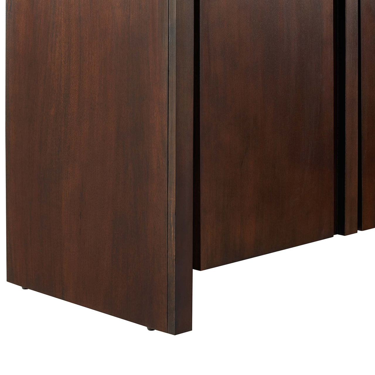 Revina Arched Vanity Unit, Large, Walnut & Black