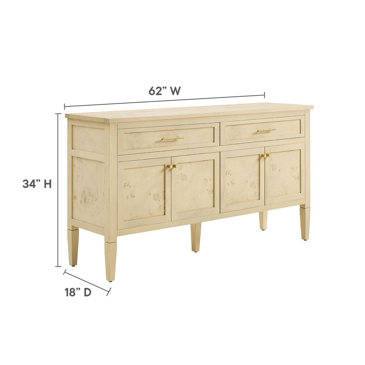 Elaria Sideboard, Cream