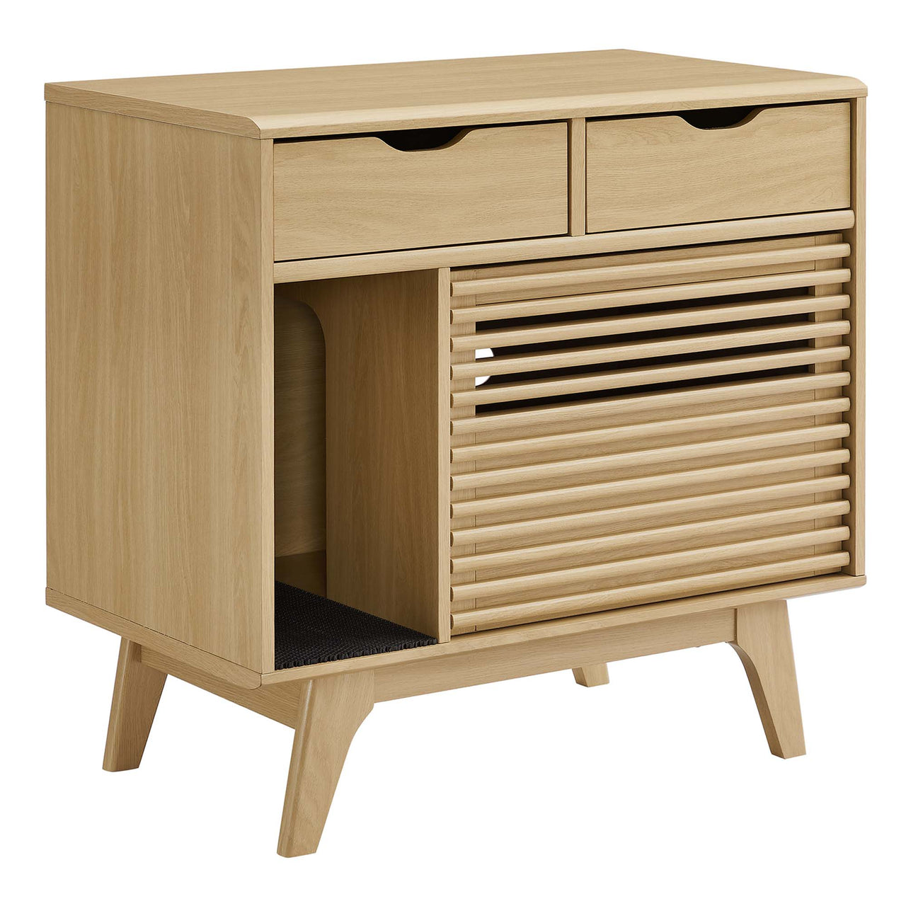 Ventra Cat Cabinet, Oak