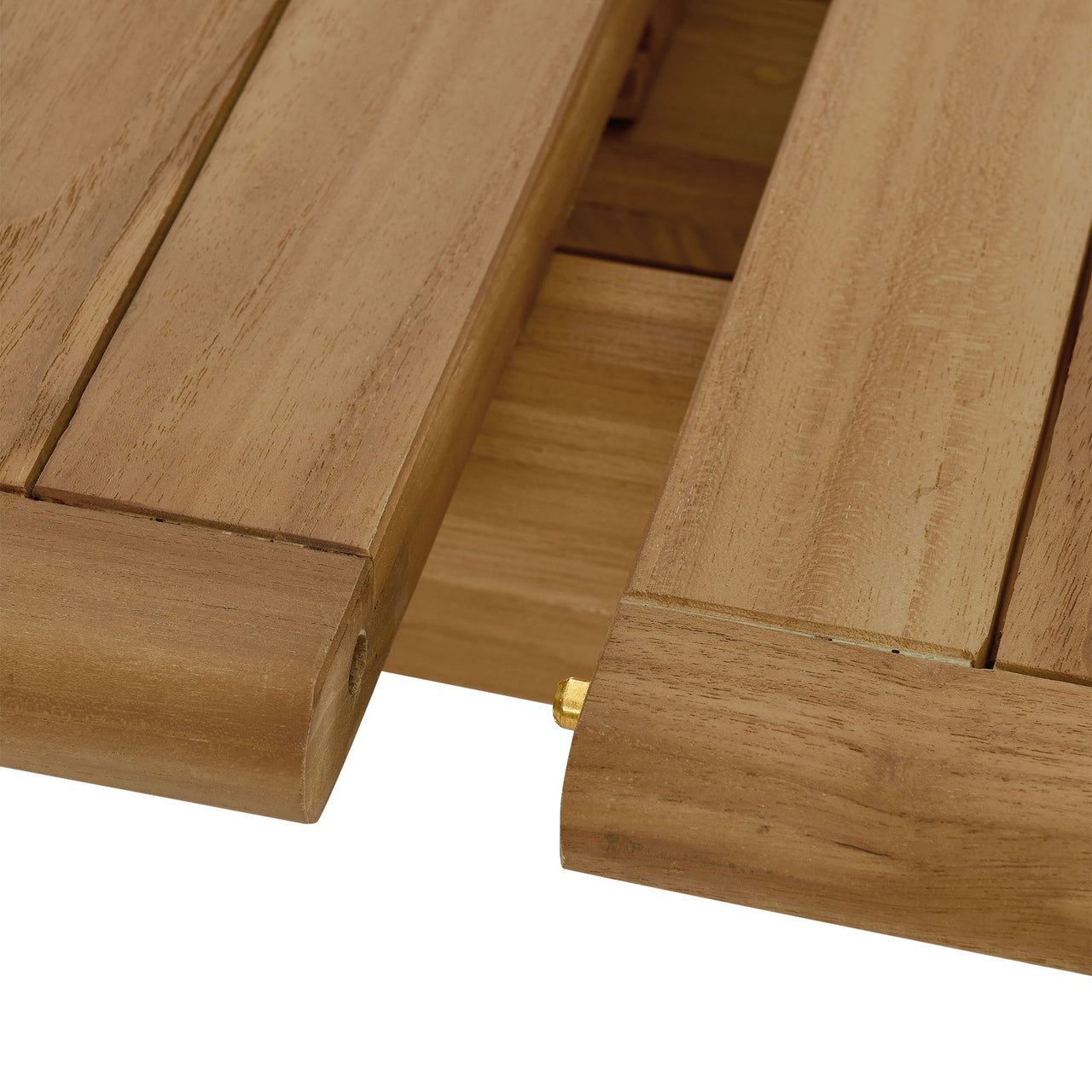 Alvierra Alfresco Teak Extendable Dining Table, Natural Wood