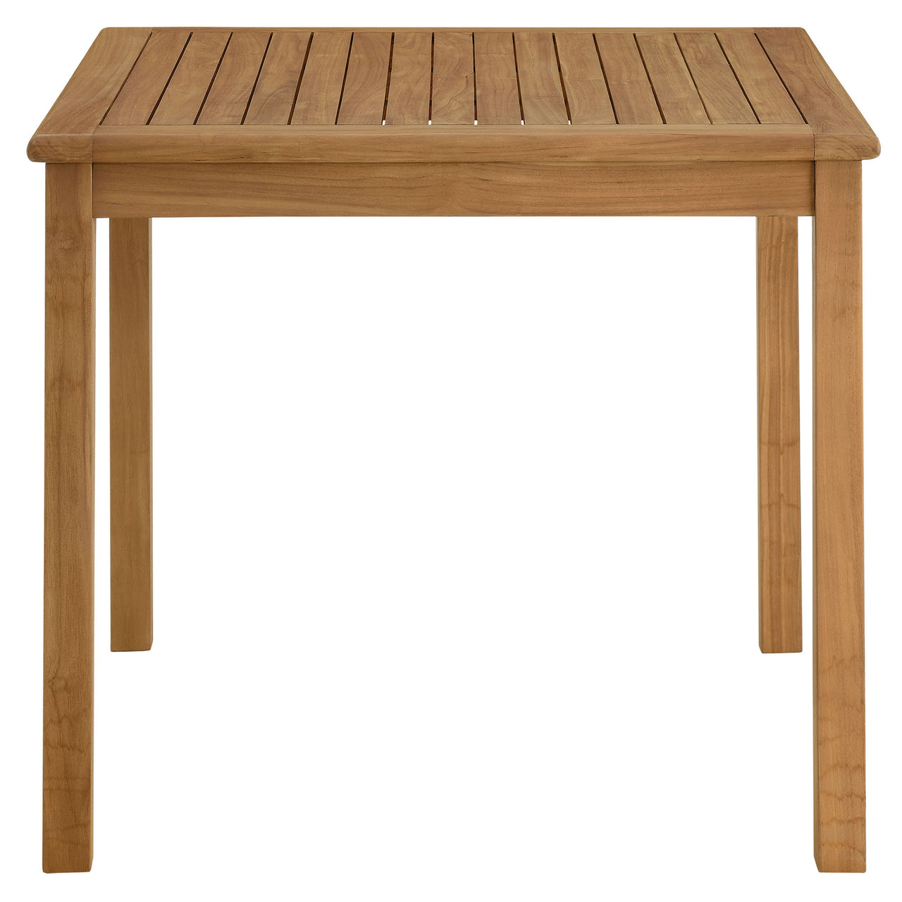 Alvierra 3-Piece Alfresco Teak and Rope Dining Set with Armchairs, Natural Wood