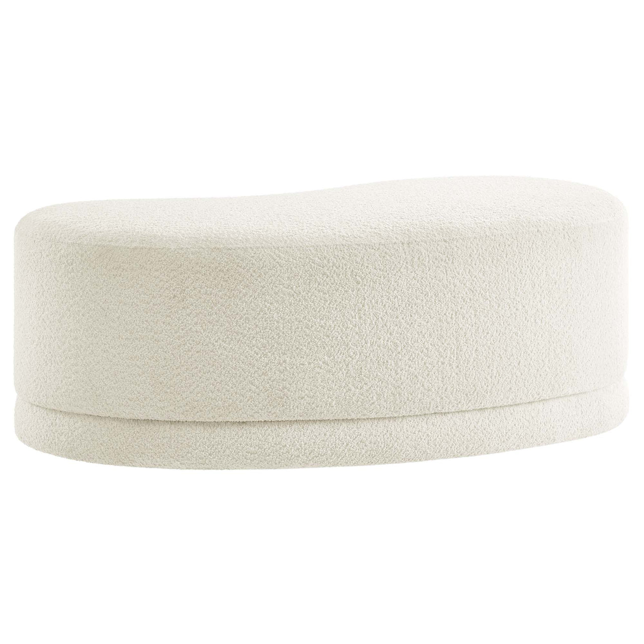 Nebular Ottoman Bench, Cream