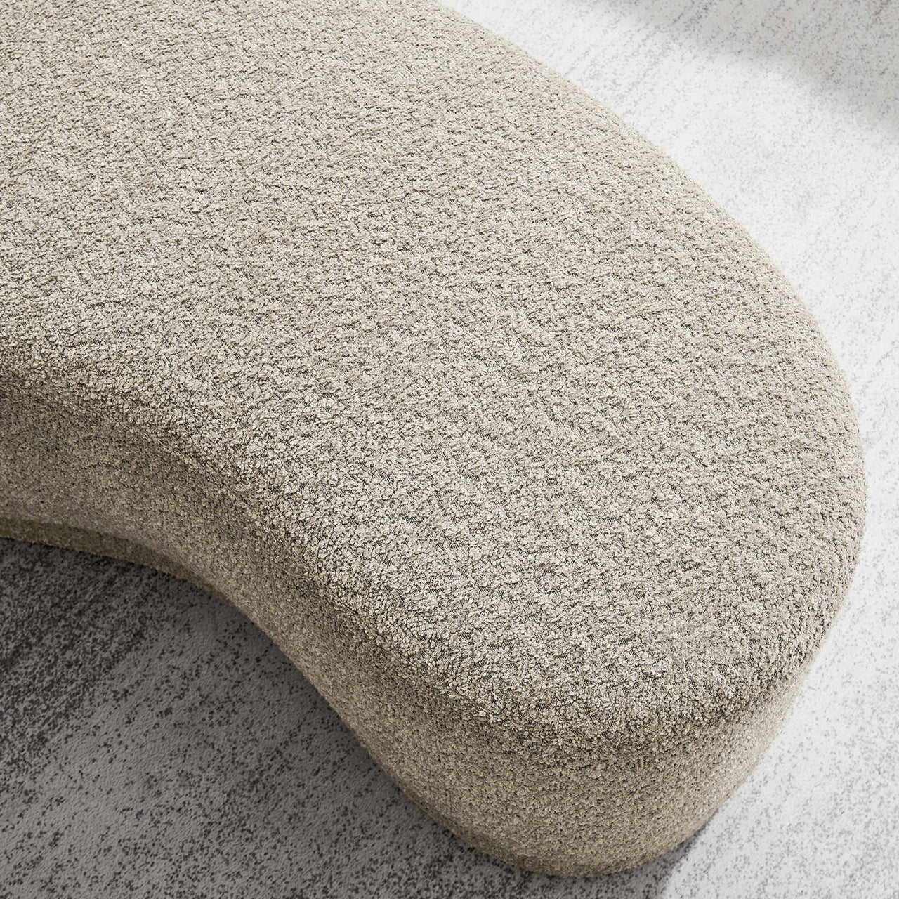 Nebular Ottoman Bench, Oat