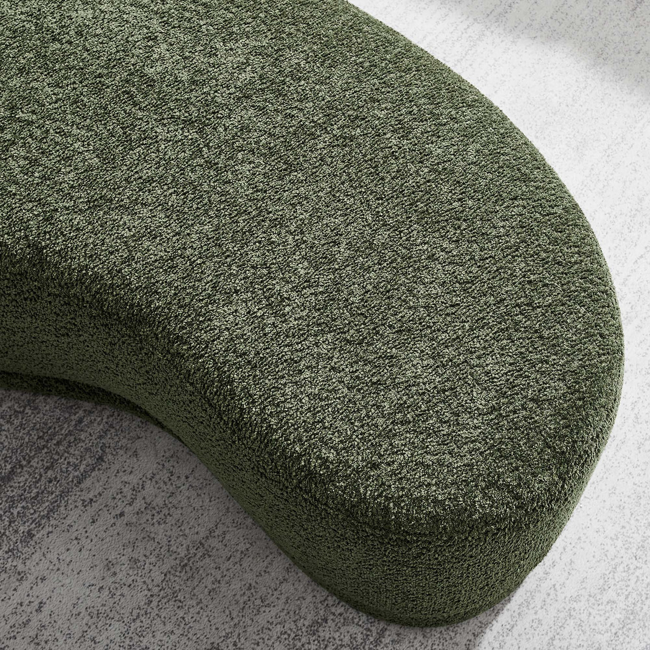 Nebular Ottoman Bench, Sage