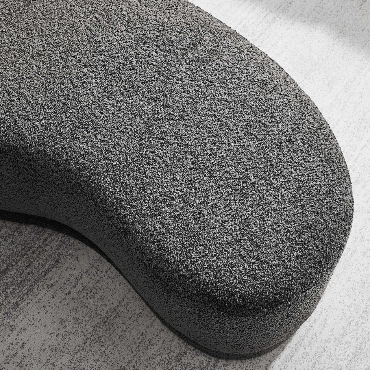 Nebular Ottoman Bench, Slate