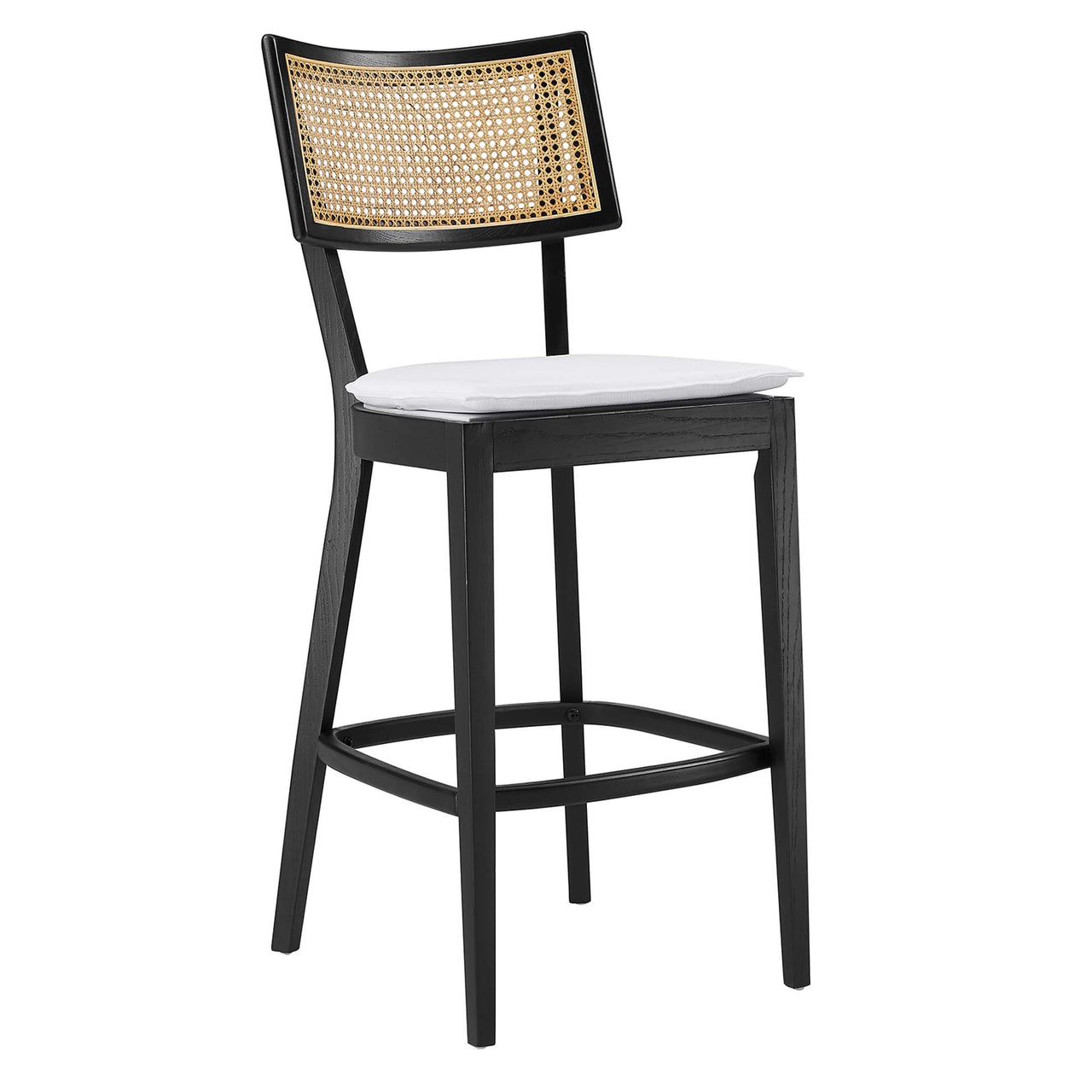 Carriselle Bar Stools Set of 2, Black & White