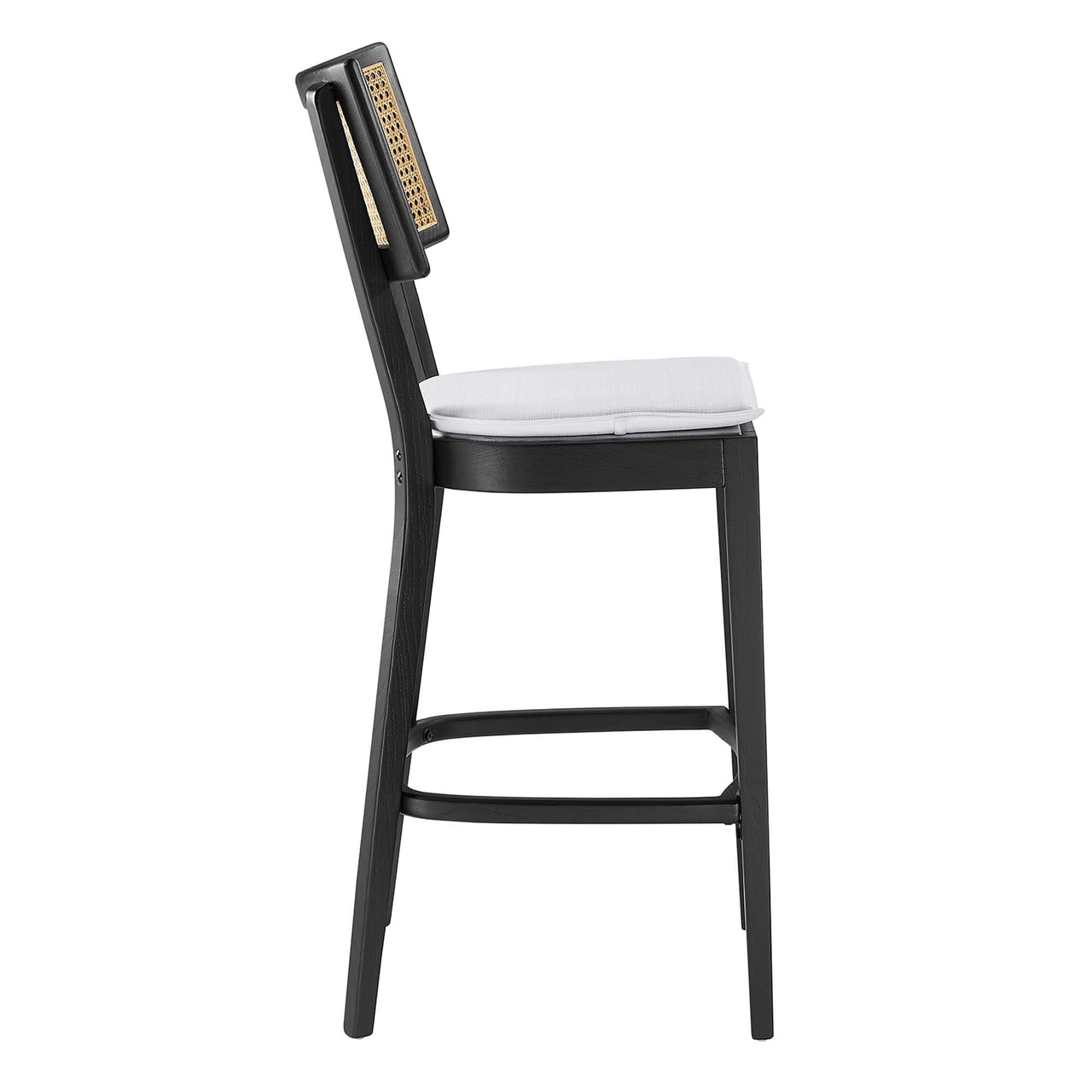 Carriselle Bar Stools Set of 2, Black & White