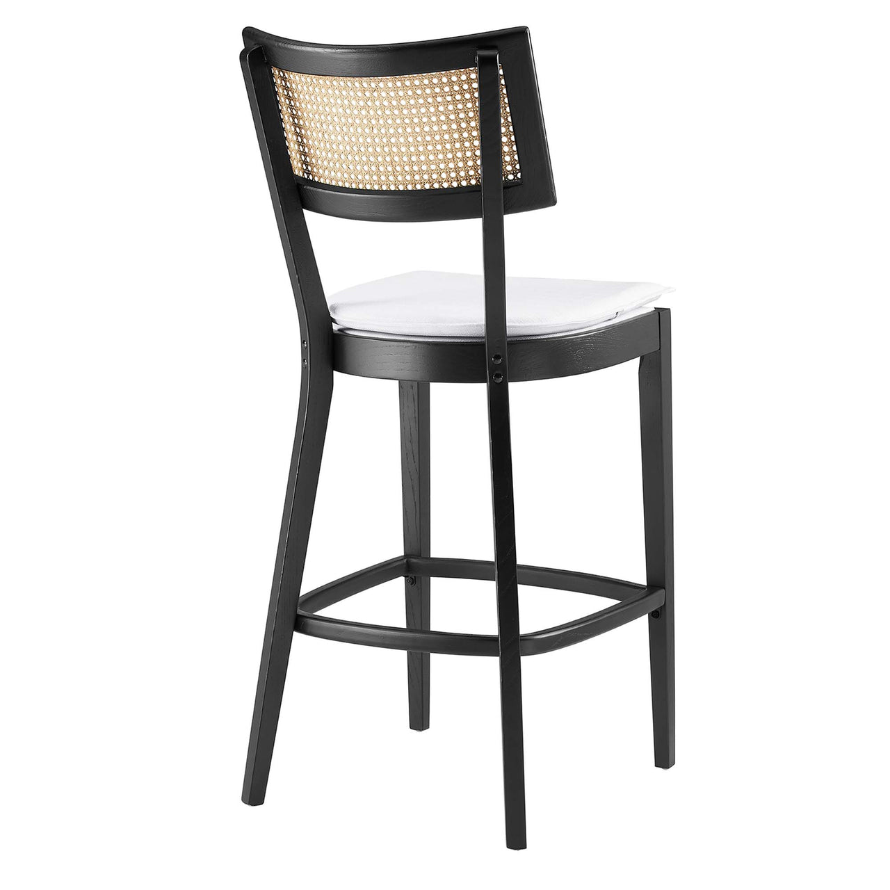 Carriselle Bar Stools Set of 2, Black & White