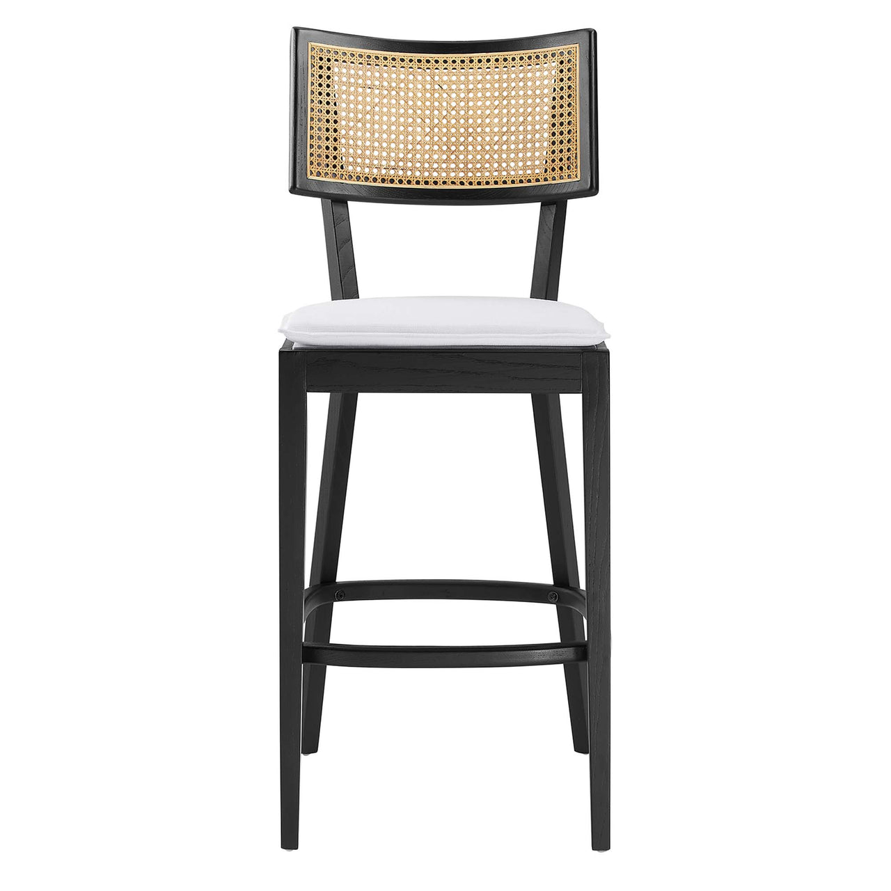 Carriselle Bar Stools Set of 2, Black & White