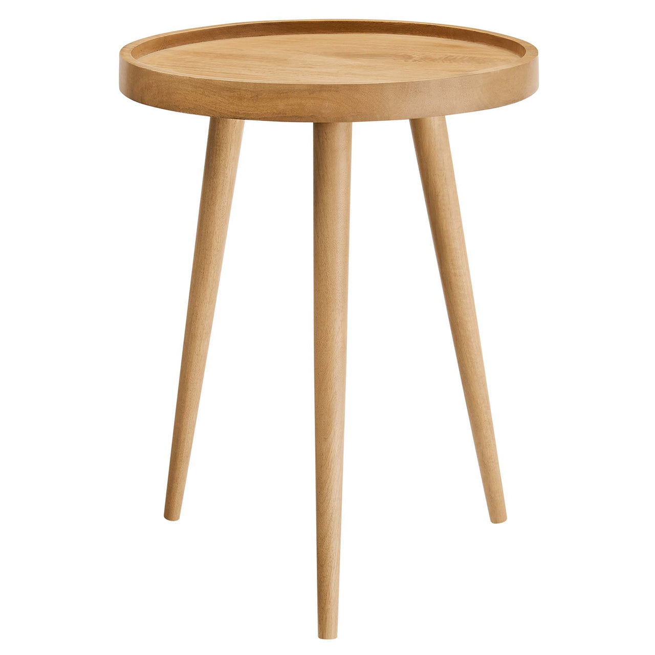Chirio Side Table, Natural Wood