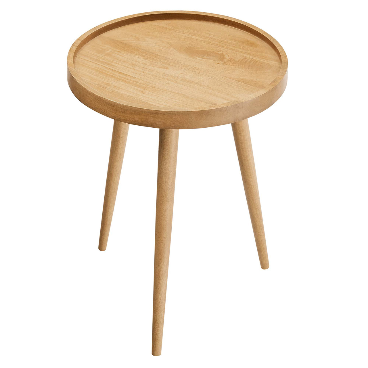 Chirio Side Table, Natural Wood