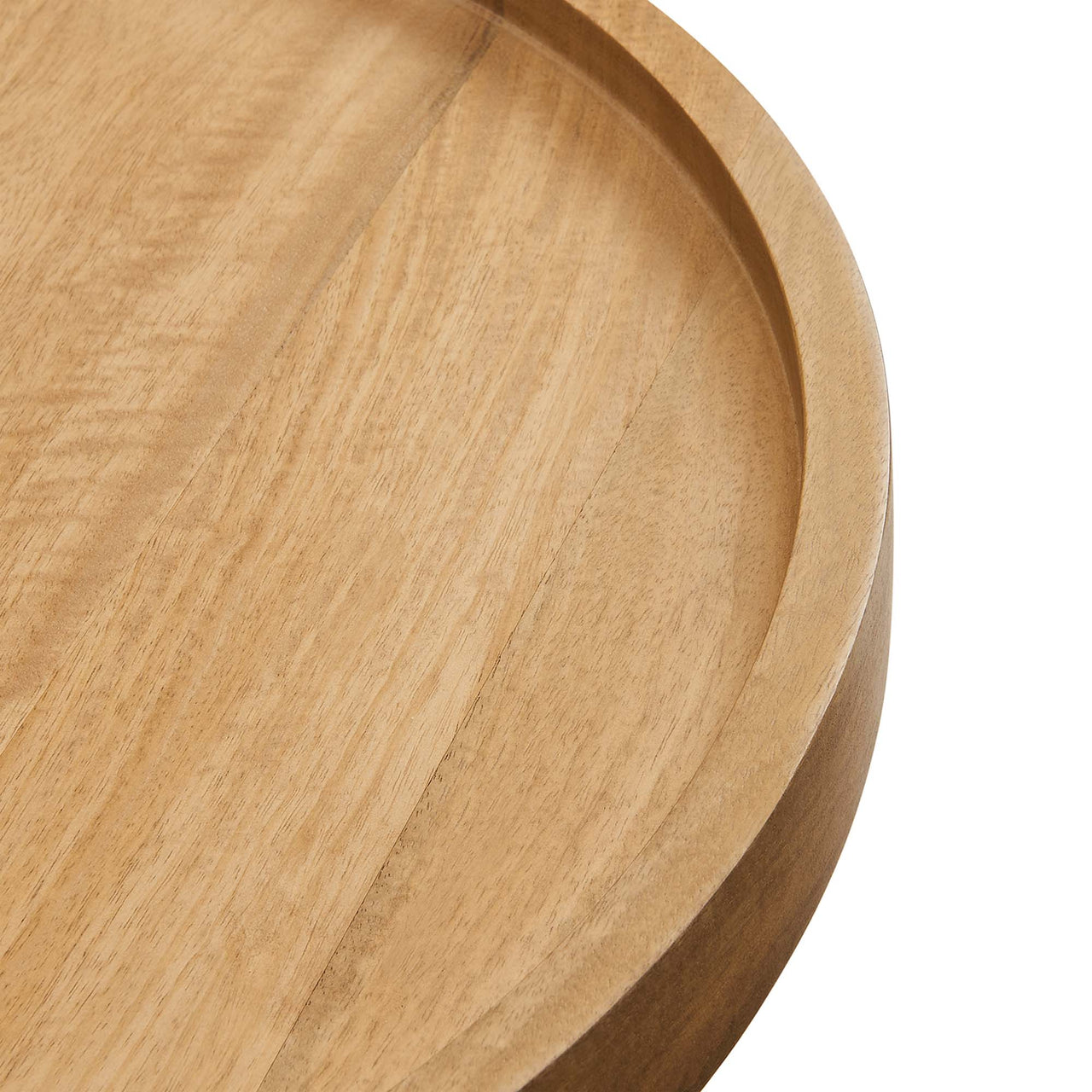 Chirio Side Table, Natural Wood