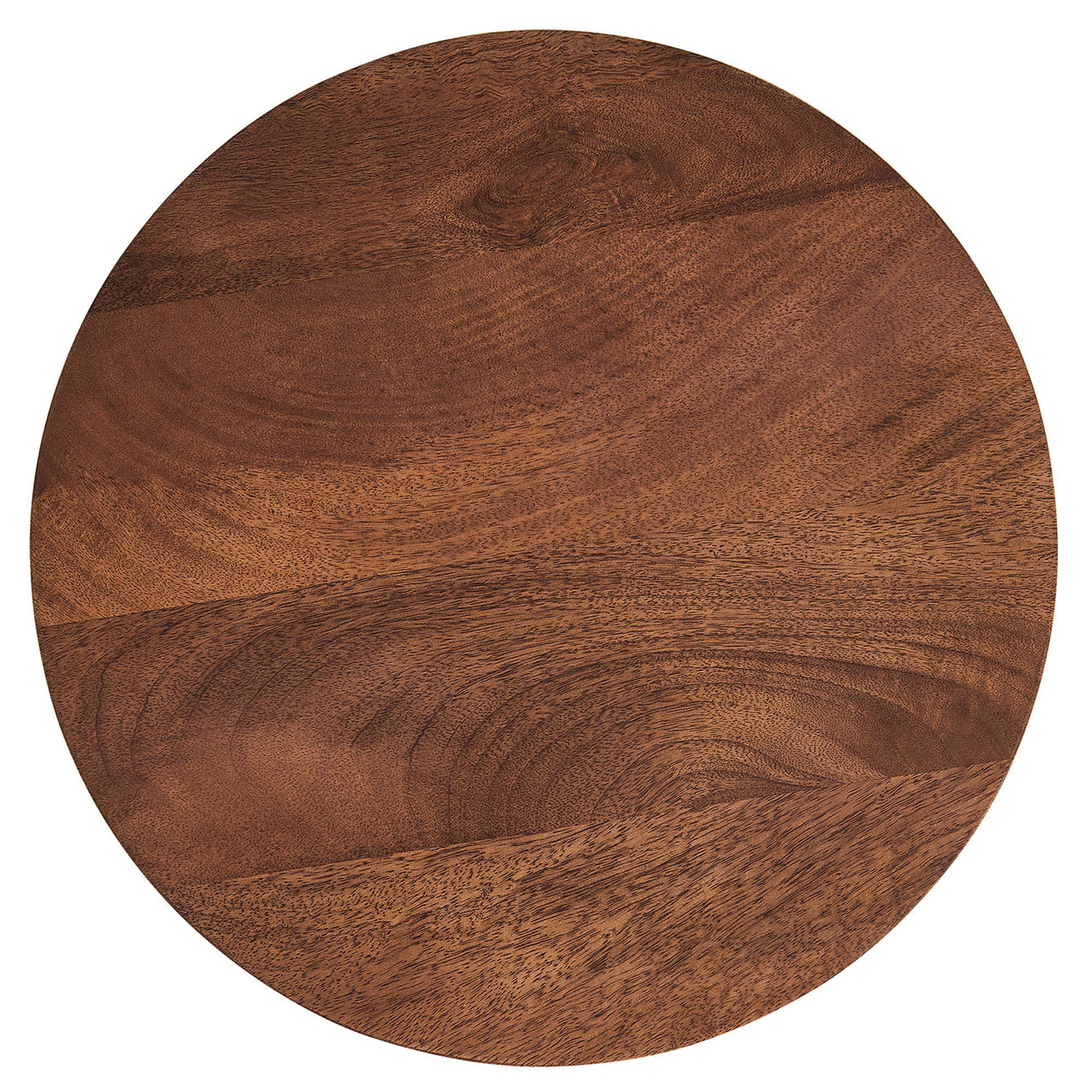 Marisyn Round Side Table, Walnut