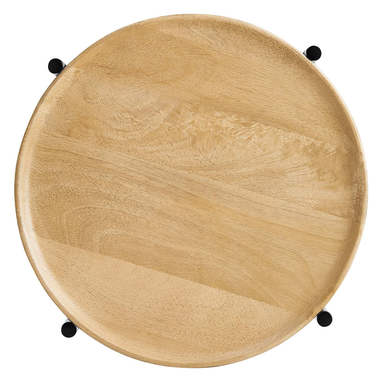 Melora Round Side Table, Oak