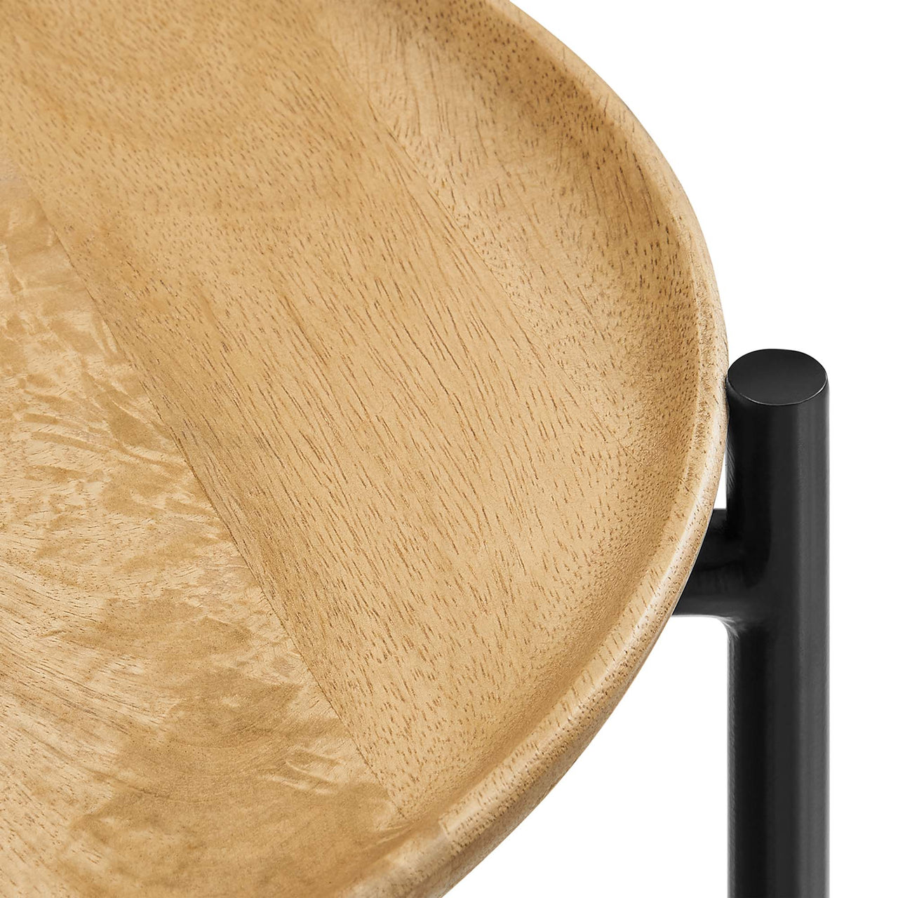 Melora Round Side Table, Oak