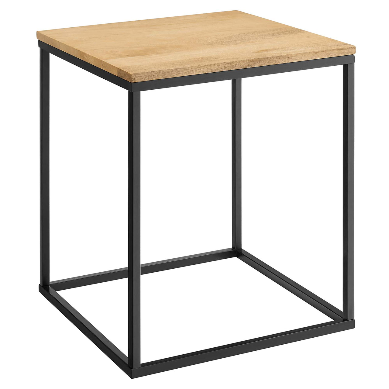 Myrris Square Side Table, Oak