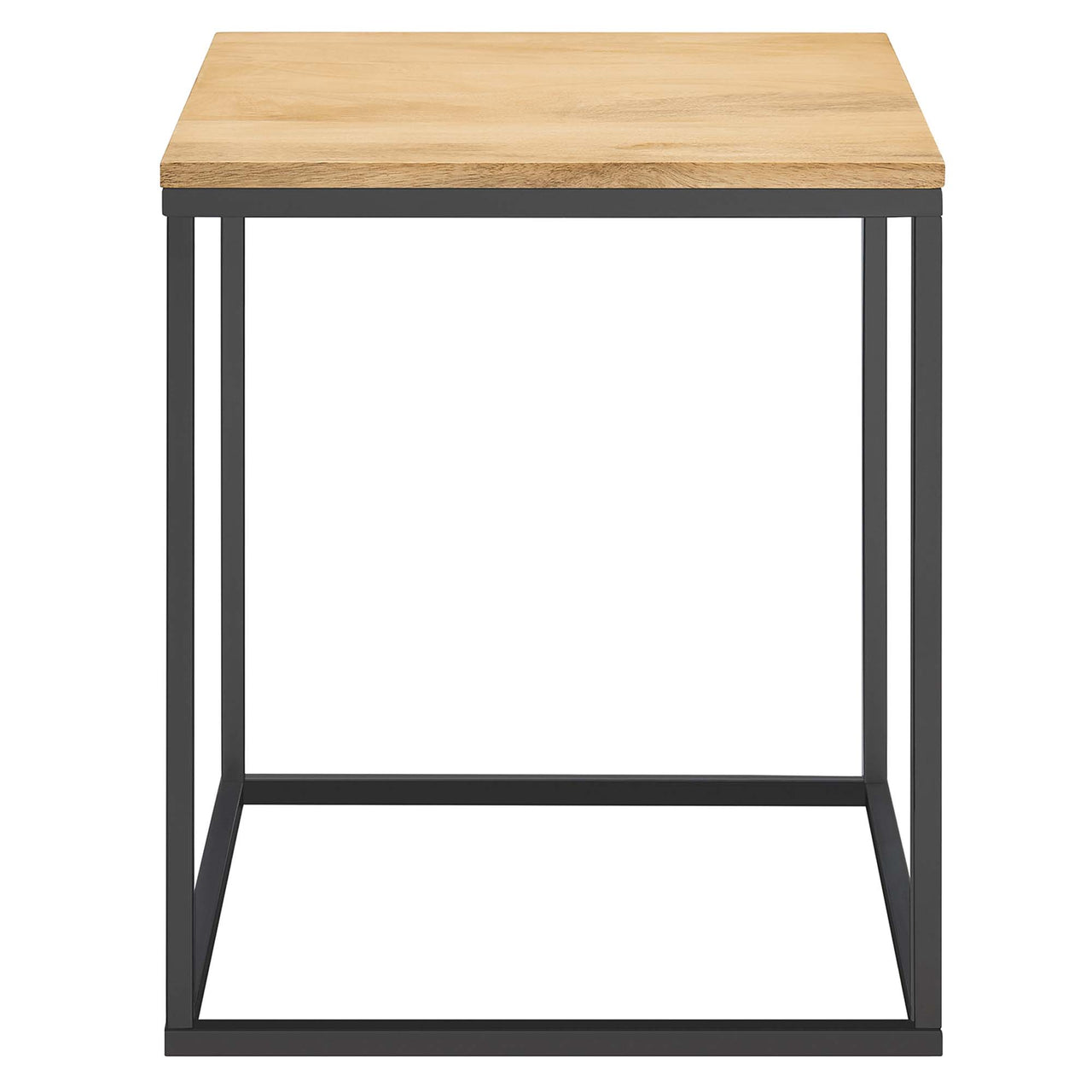 Myrris Square Side Table, Oak