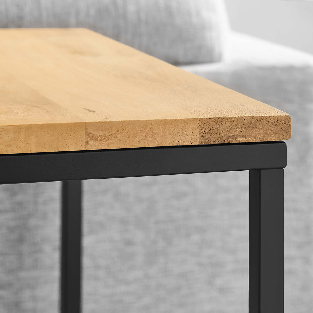 Myrris Square Side Table, Oak