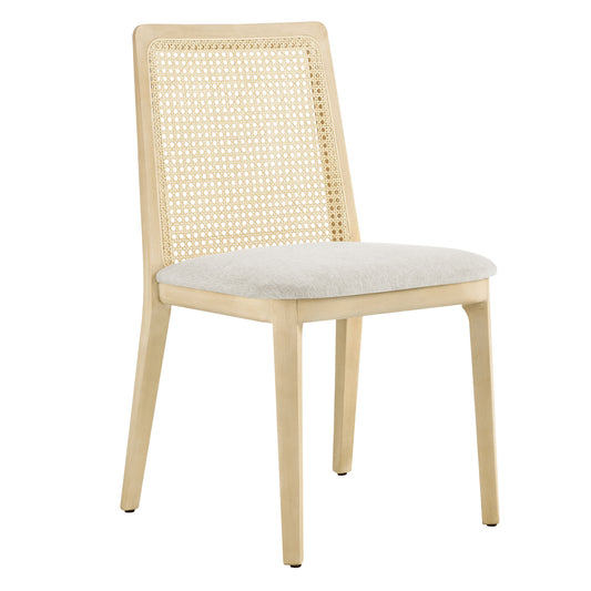 Hive Dining Chair, Beige & Ivory