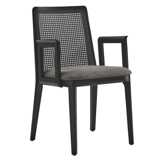 Hive Dining Armchair, Black & Gray