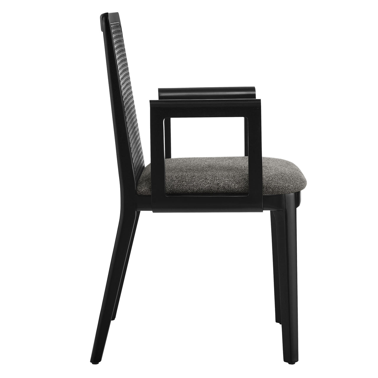 Hive Dining Armchair, Black & Gray