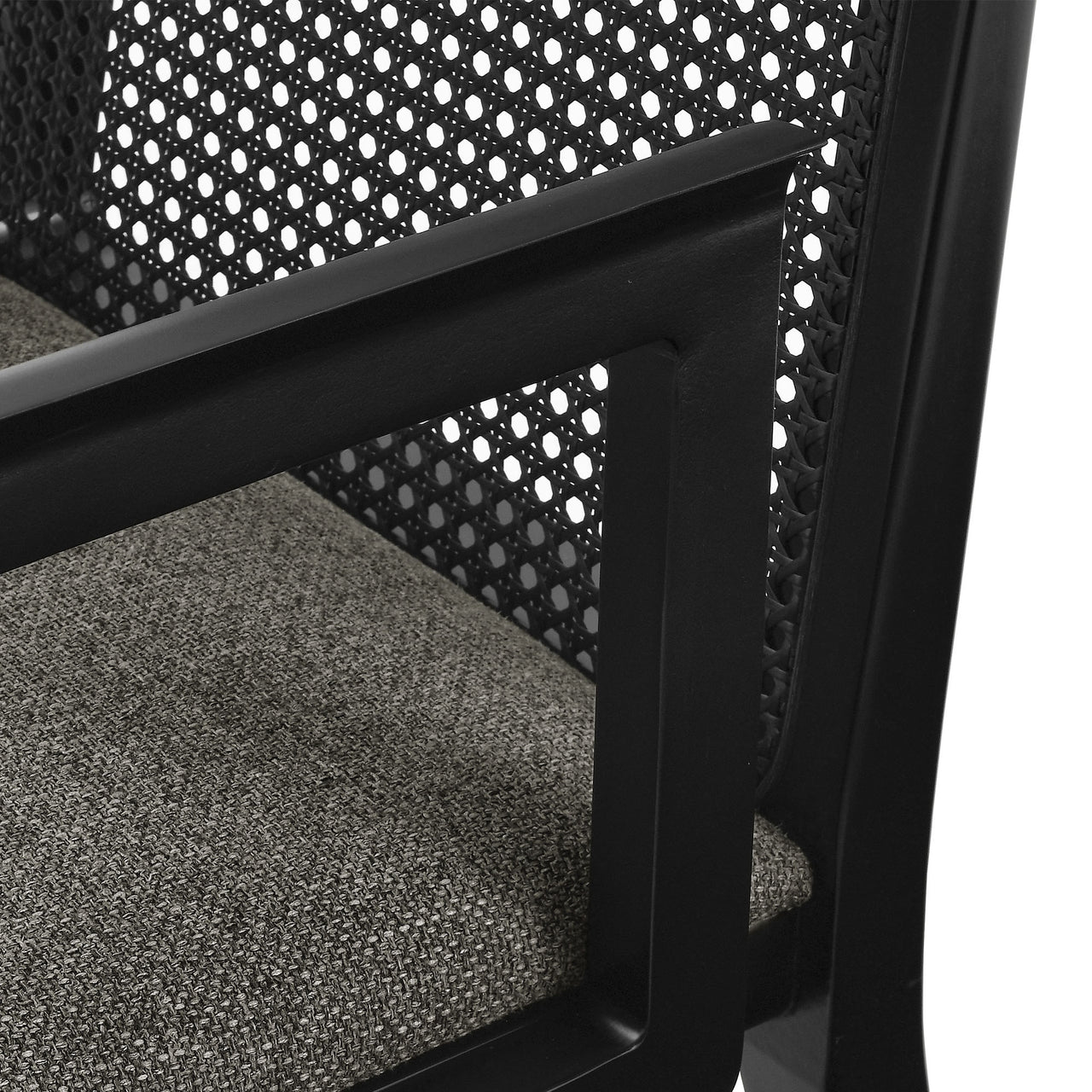 Hive Dining Armchair, Black & Gray