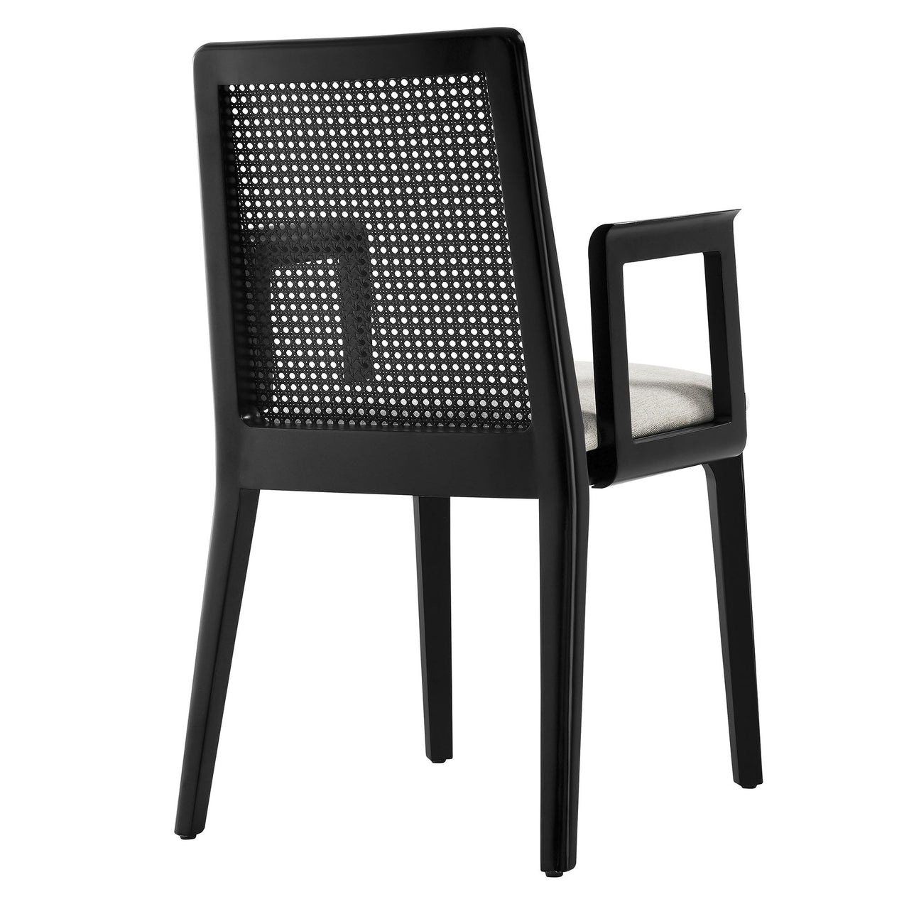Hive Dining Armchair, Black & Ivory