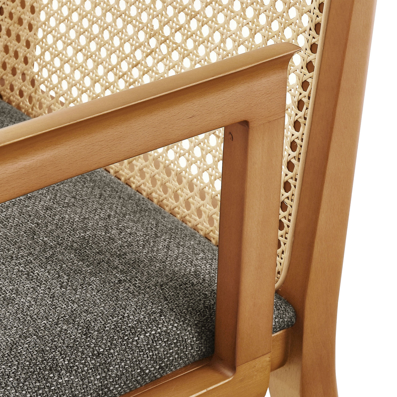 Hive Dining Armchair, Honey & Gray