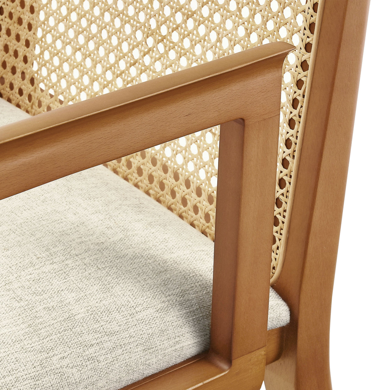 Hive Dining Armchair, Honey & Ivory