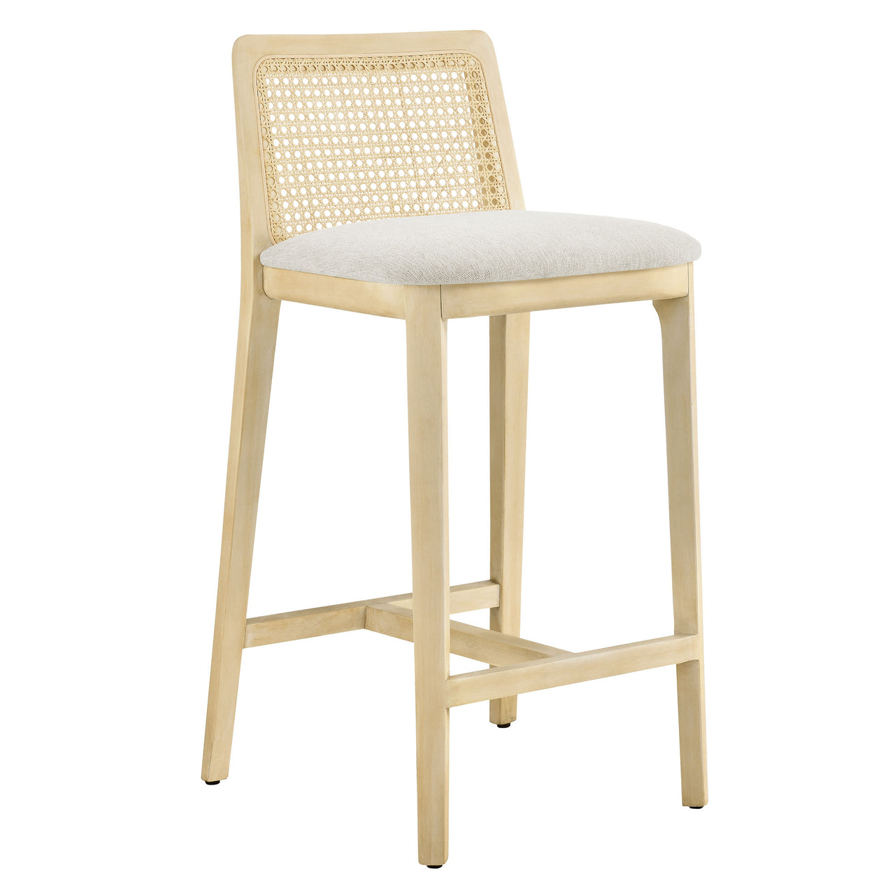 Hive Counter Stool, Beige & Ivory