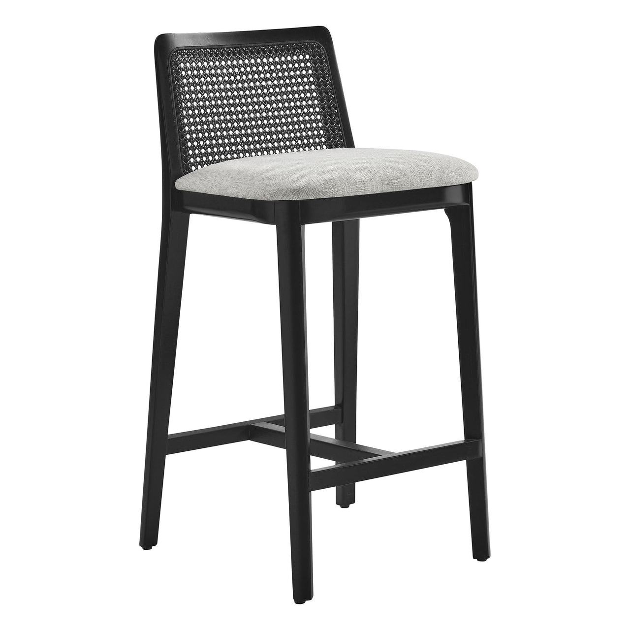 Hive Counter Stool, Black & Ivory