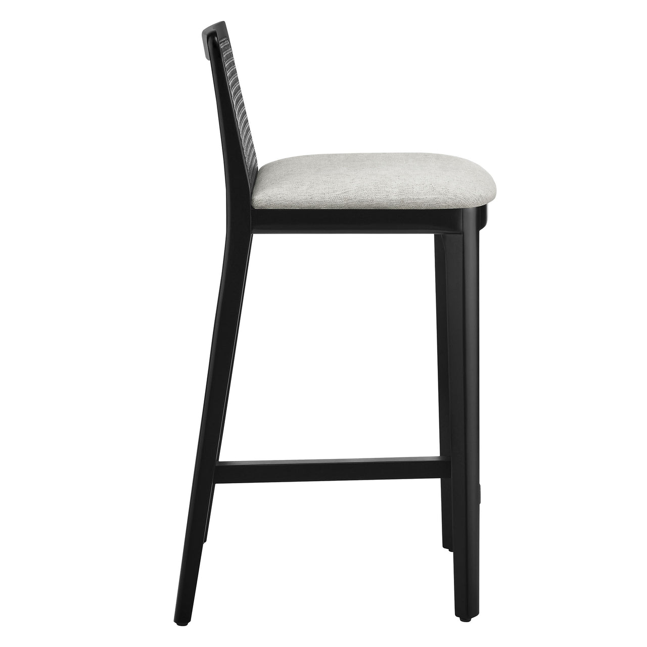 Hive Counter Stool, Black & Ivory