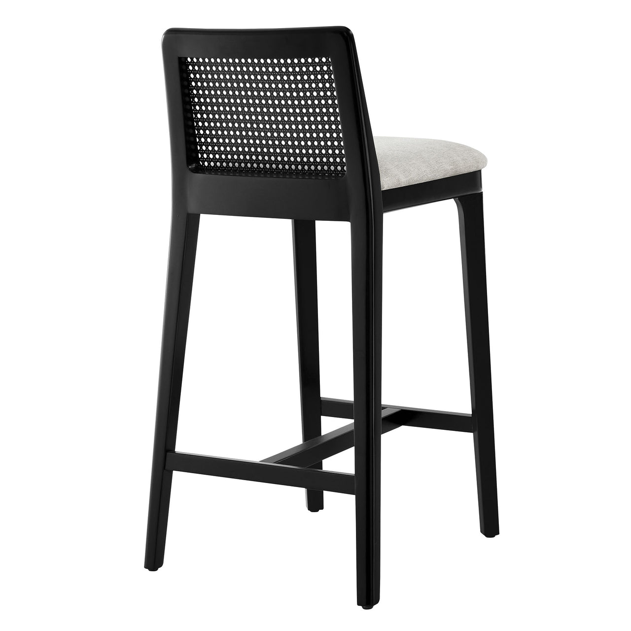 Hive Counter Stool, Black & Ivory