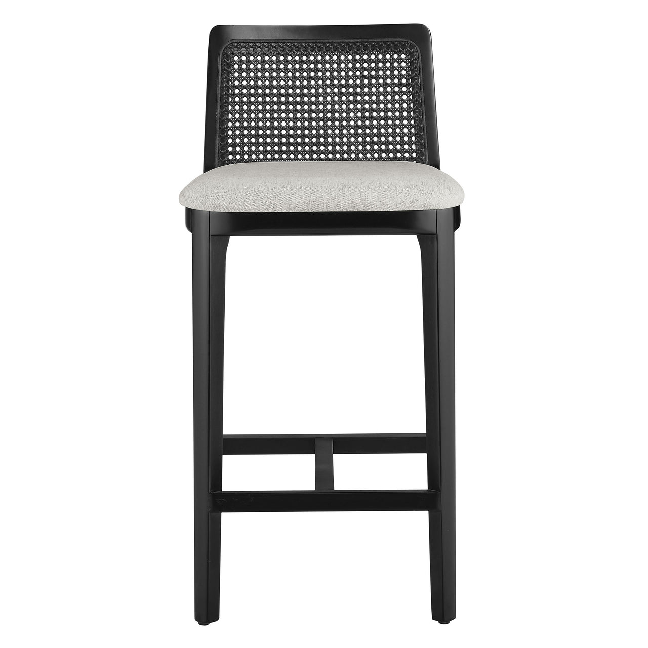 Hive Counter Stool, Black & Ivory